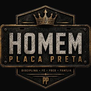 Homem Placa Preta